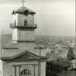A ceglédi katolikus templom tornya